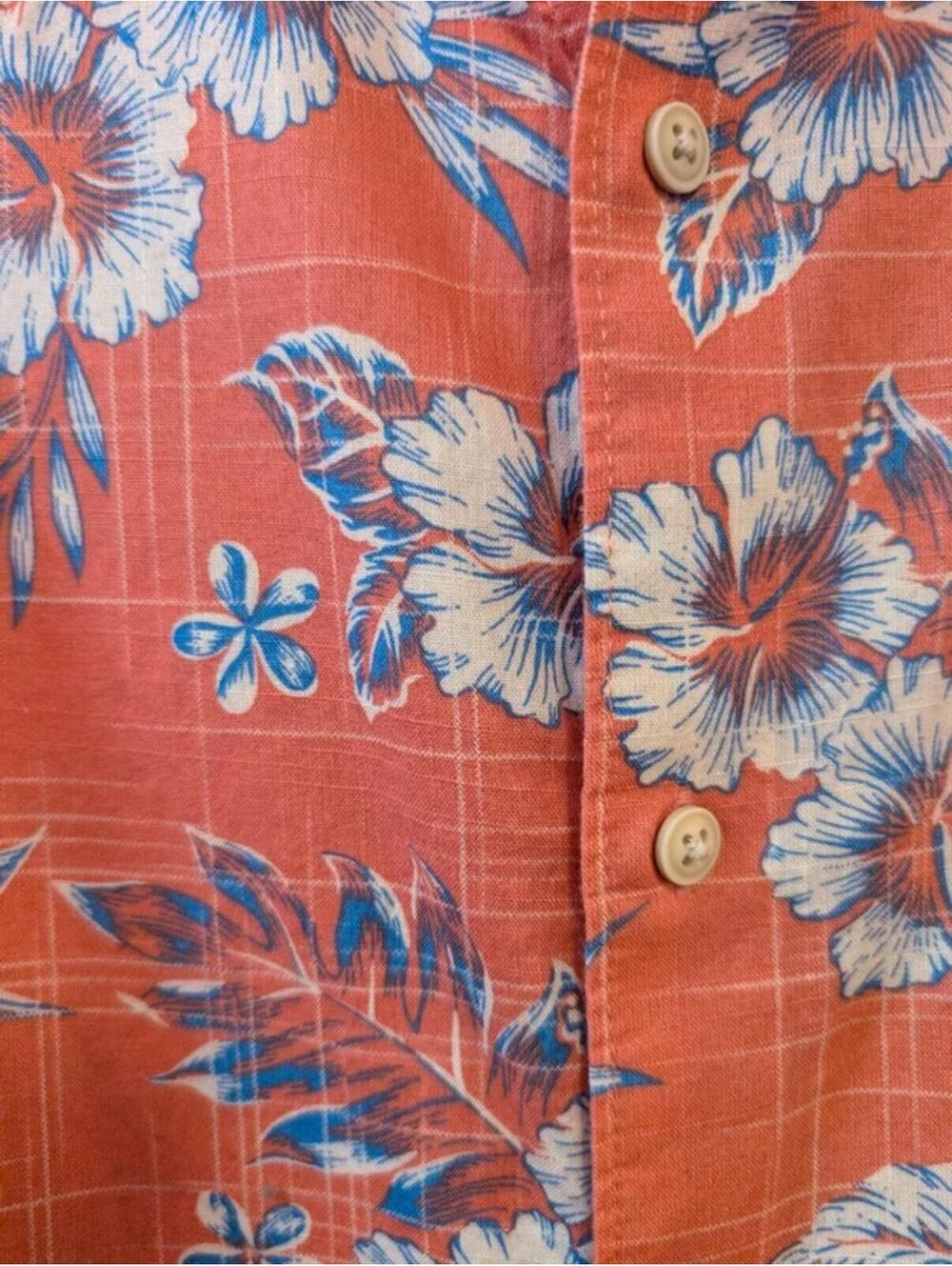 Men's Hawaiian Izod Saltwater Shirt M - Picture 3 of 5